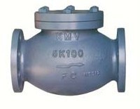 船用日标铸铁5K覆盖式球型角型扬举止回阀 结构、特点与应用